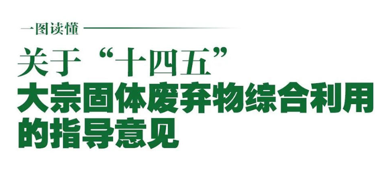 國(guó)家發(fā)改委等10部門聯(lián)合發(fā)布《關(guān)于“十四五”大宗固體廢棄物綜合利用的指導(dǎo)意見(jiàn)》